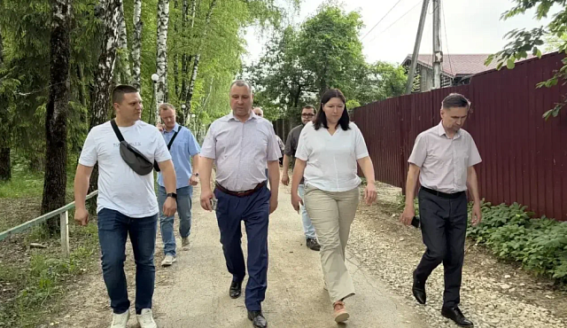 Владимир Сохацкий провел обход территории в СНТ «Щербинка»