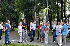 Владимир Сохацкий провел обход территории в поселке Фабрики имени 1 мая 