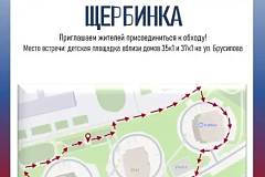 Обход территории состоится на улице Брусилова