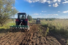 Работы по обустройству минерализованных полос завершены в Щербинке