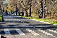 Пешеходный переход обустроили на Типографской улице 